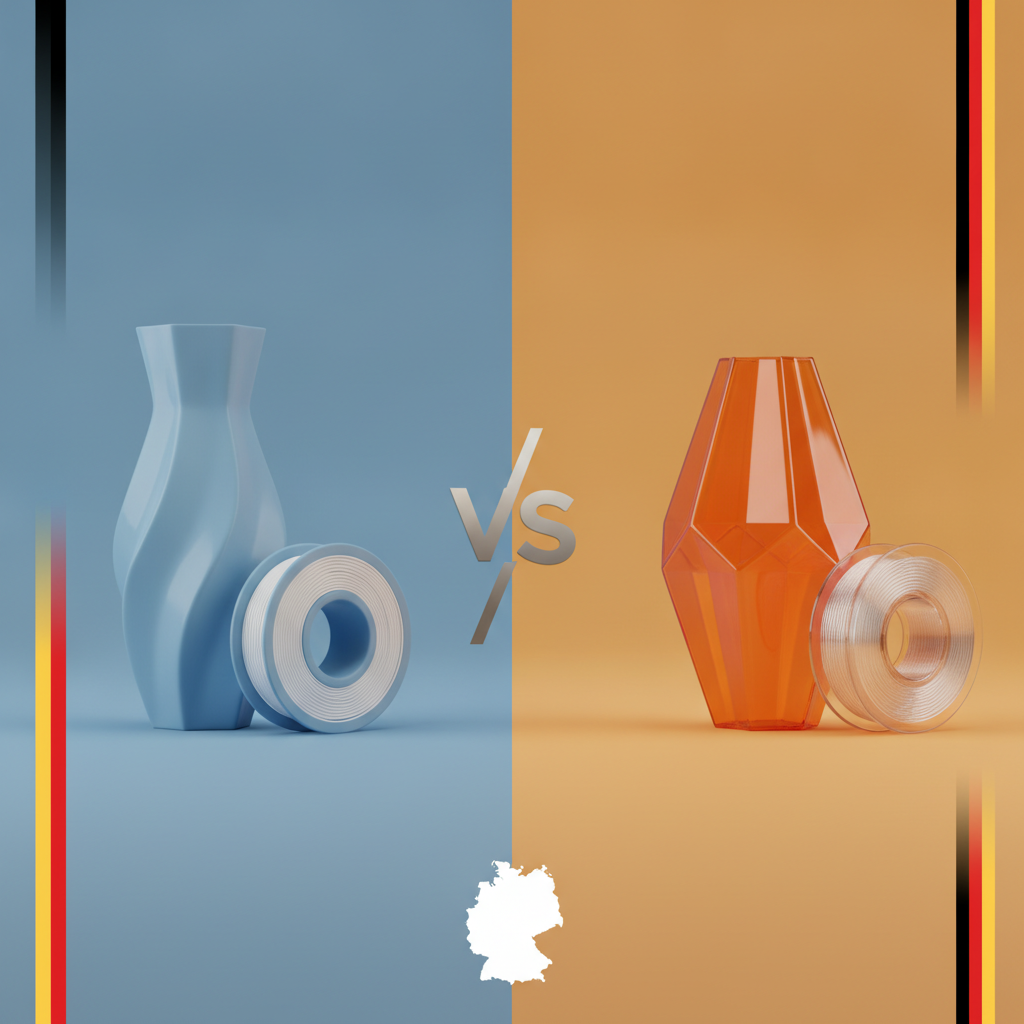 PLA vs. PETG Filament: Choose Your 3D Print Material in Germany