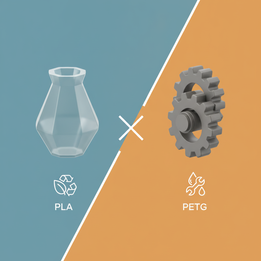 PLA vs PETG Filament: Choosing Your 3D Printing Material