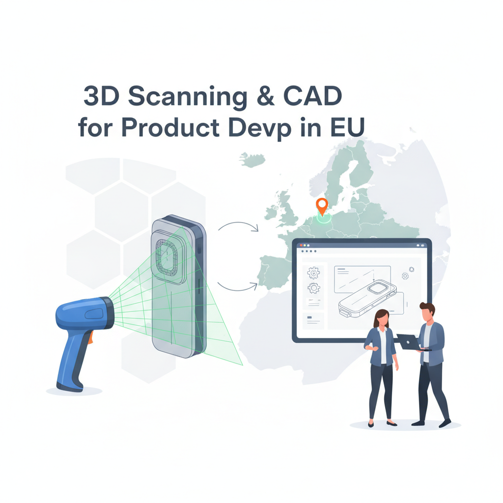 3D Scanning & CAD for Product Dev in EU, incl. Luxembourg