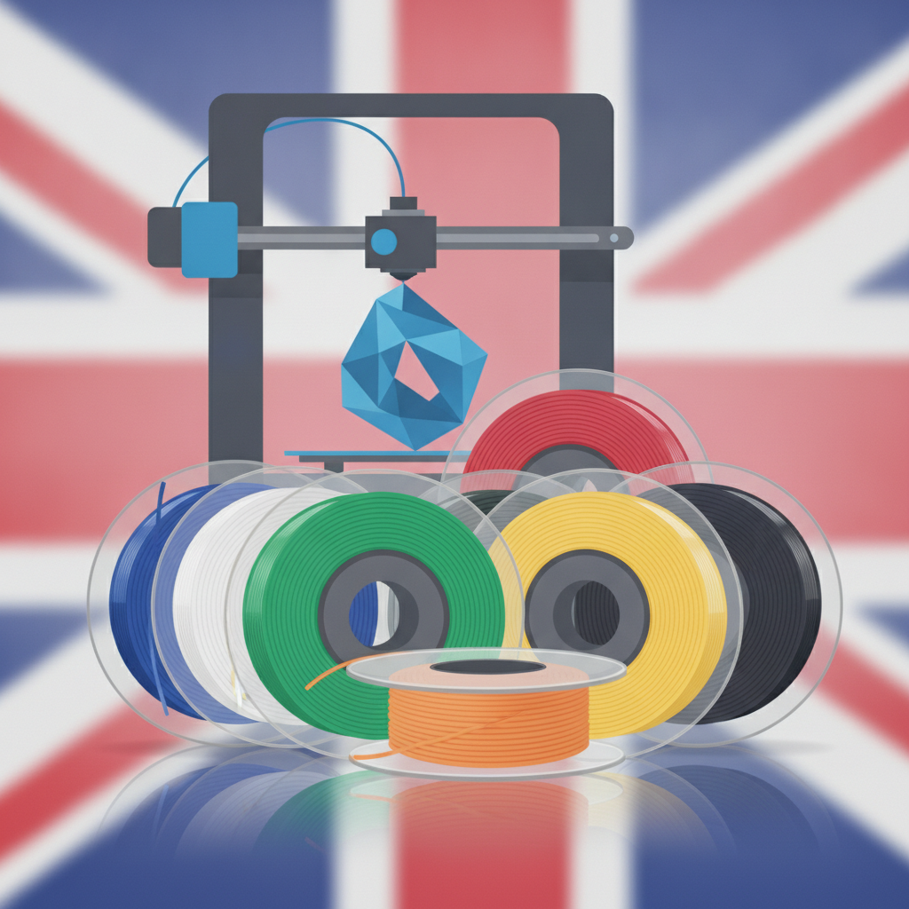 Your Essential Guide to 3D Printer Plastic Filaments in the UK