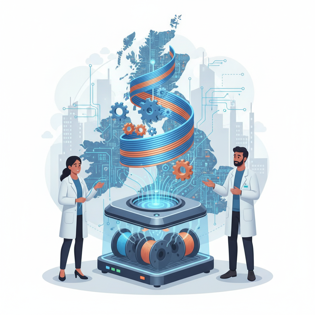 New Filaments and Drying Tech Boost UK 3D Printing Market