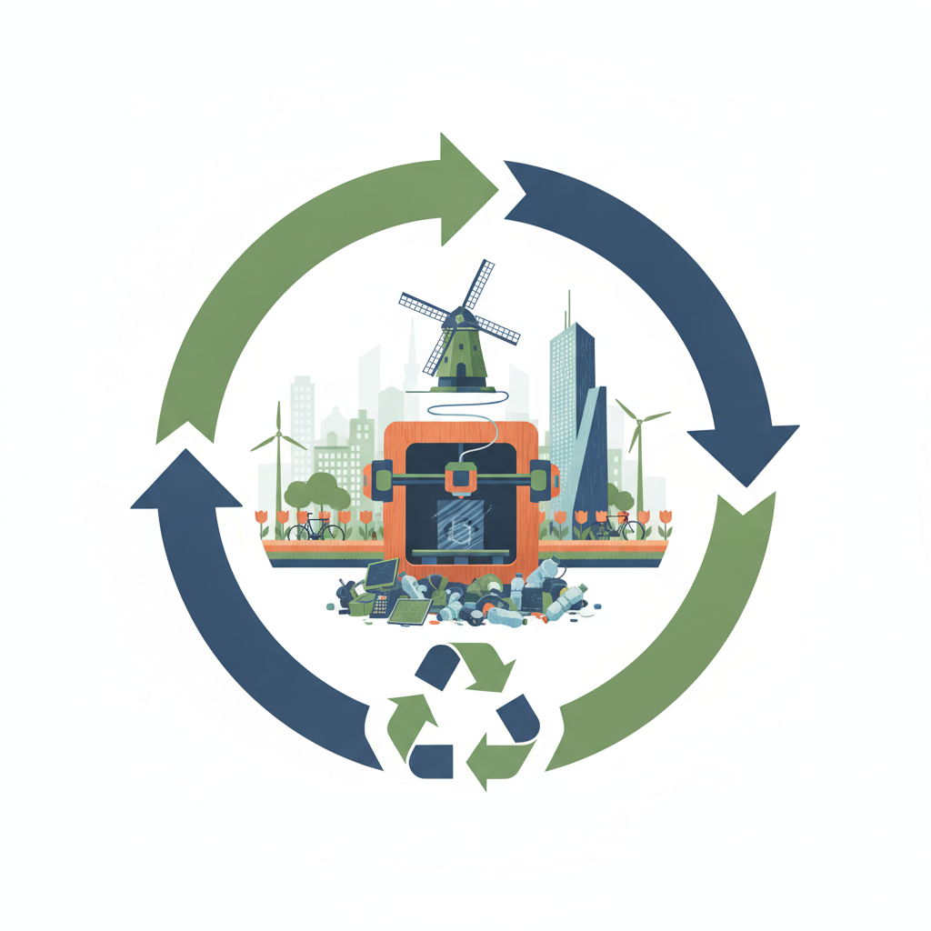 Netherlands Drives Circular Economy, Boosts Sustainable 3D Printing Potential