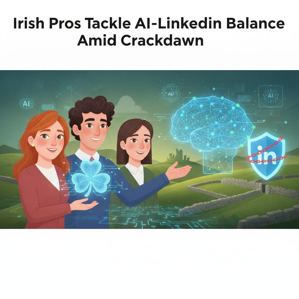 Irish Pros Tackle AI-LinkedIn Balance Amid Crackdown