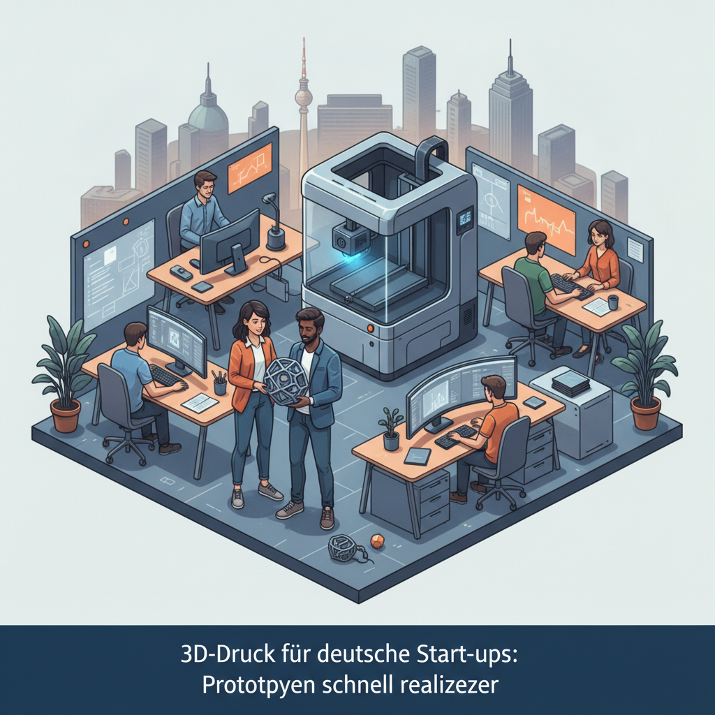 3D-Druck für deutsche Start-ups: Prototypen schnell realisieren