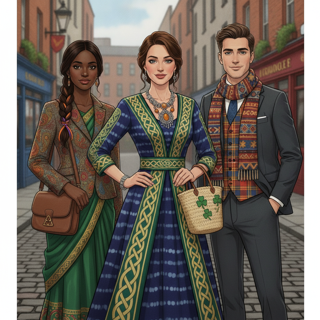 Global Fashion Embraces Ethnic Fusion, Influencing Irish Style