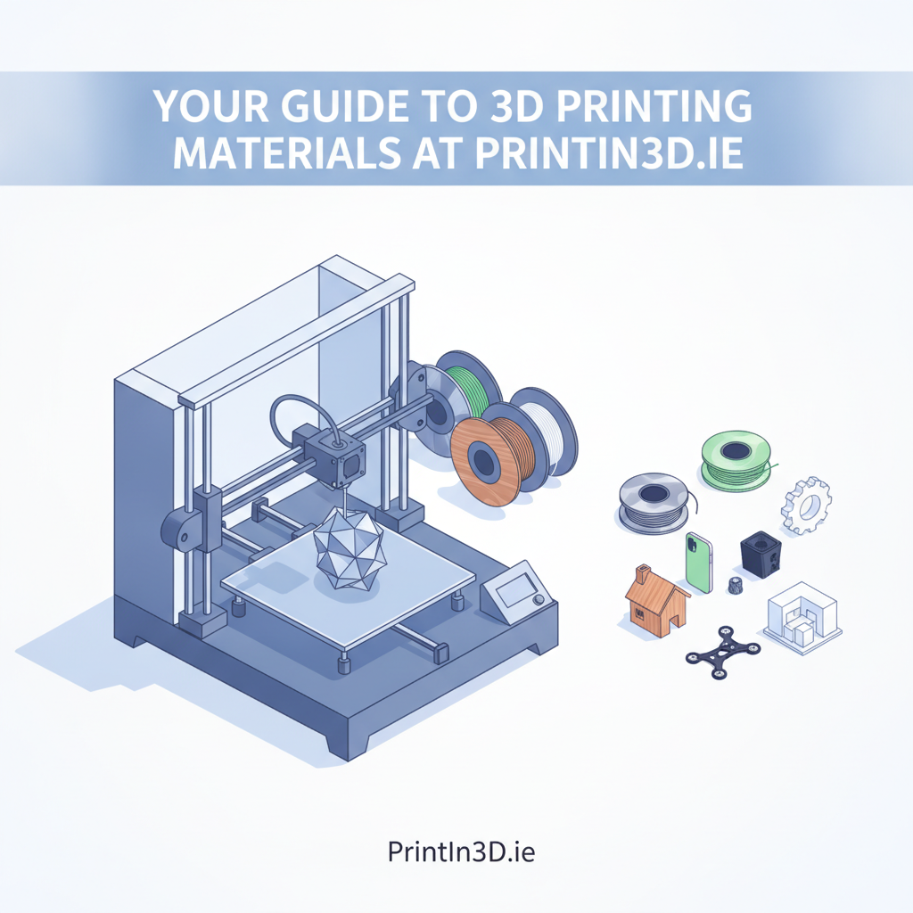 Your Guide to 3D Printing Materials at PrintIn3D.ie