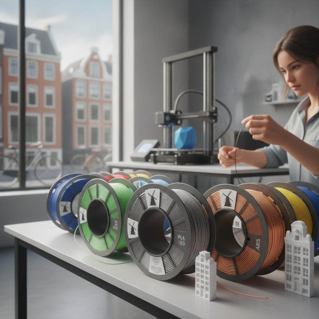 Best 3D Printer Filaments for Your Project in the Netherlands: PLA, PETG & More