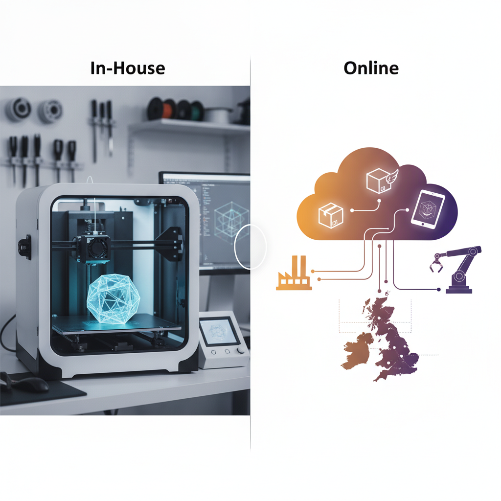 In-House vs. Online: Rapid 3D Prototyping UK Guide