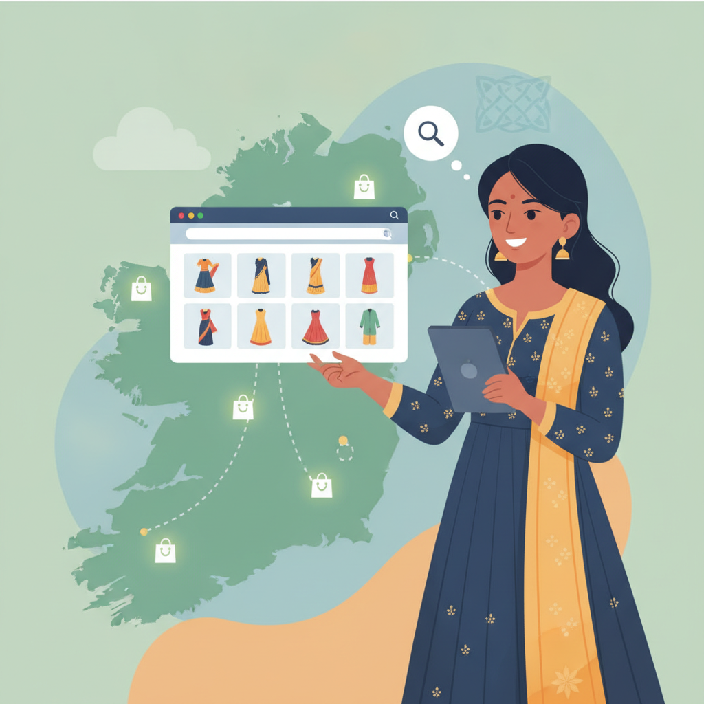 Navigating Online Indian Ethnic Wear Shops in Ireland: Your Guide