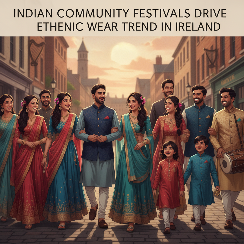 Indian Community Festivals Drive Ethnic Wear Trend in Ireland