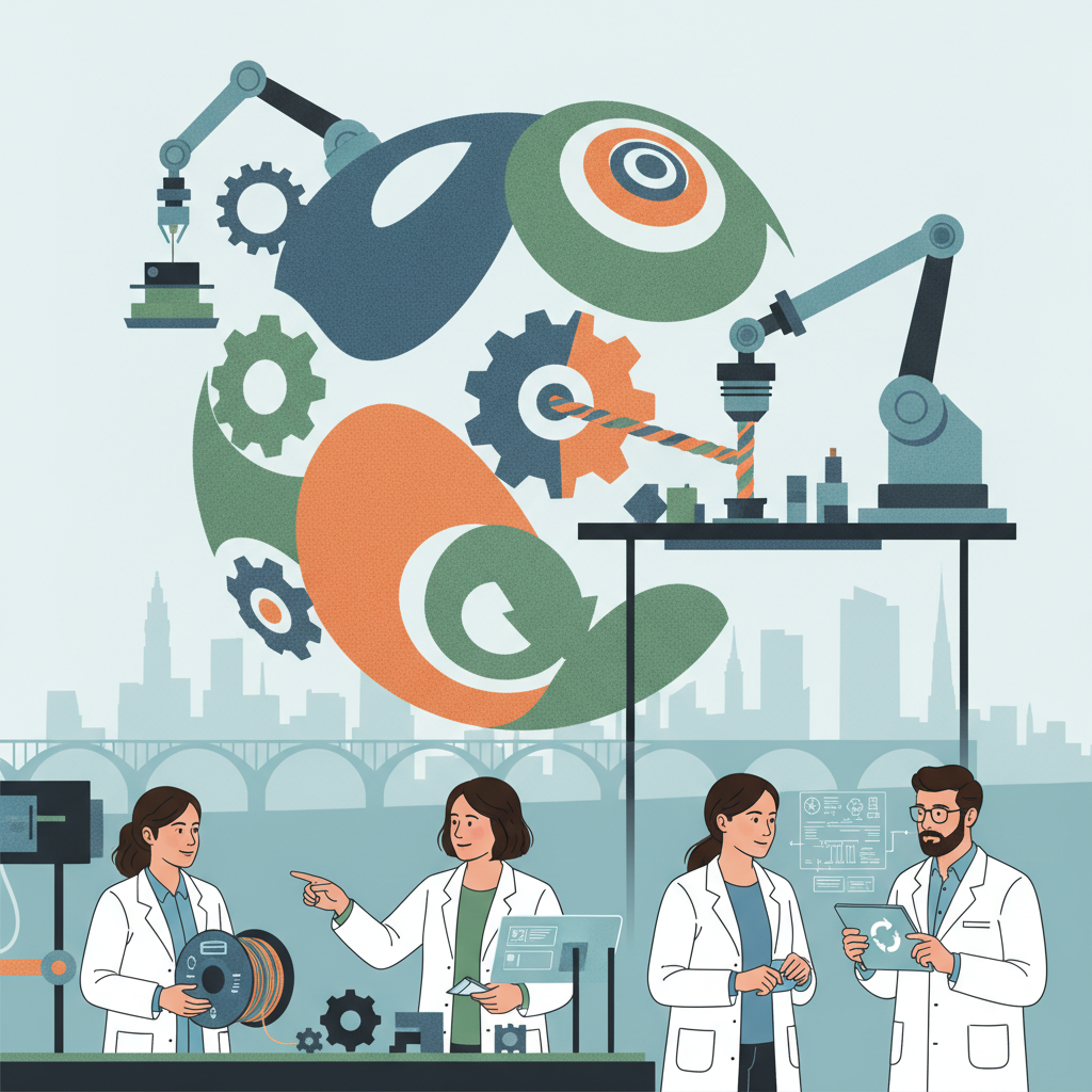 Recycled 3D Printing Filament Innovations Boost Sustainable Manufacturing