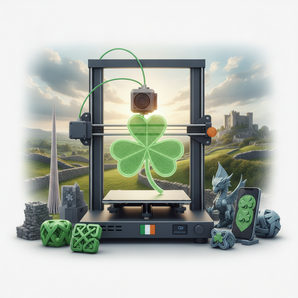 Custom 3D Printing & 3D Printer Filaments in Ireland: No Design? No Problem!