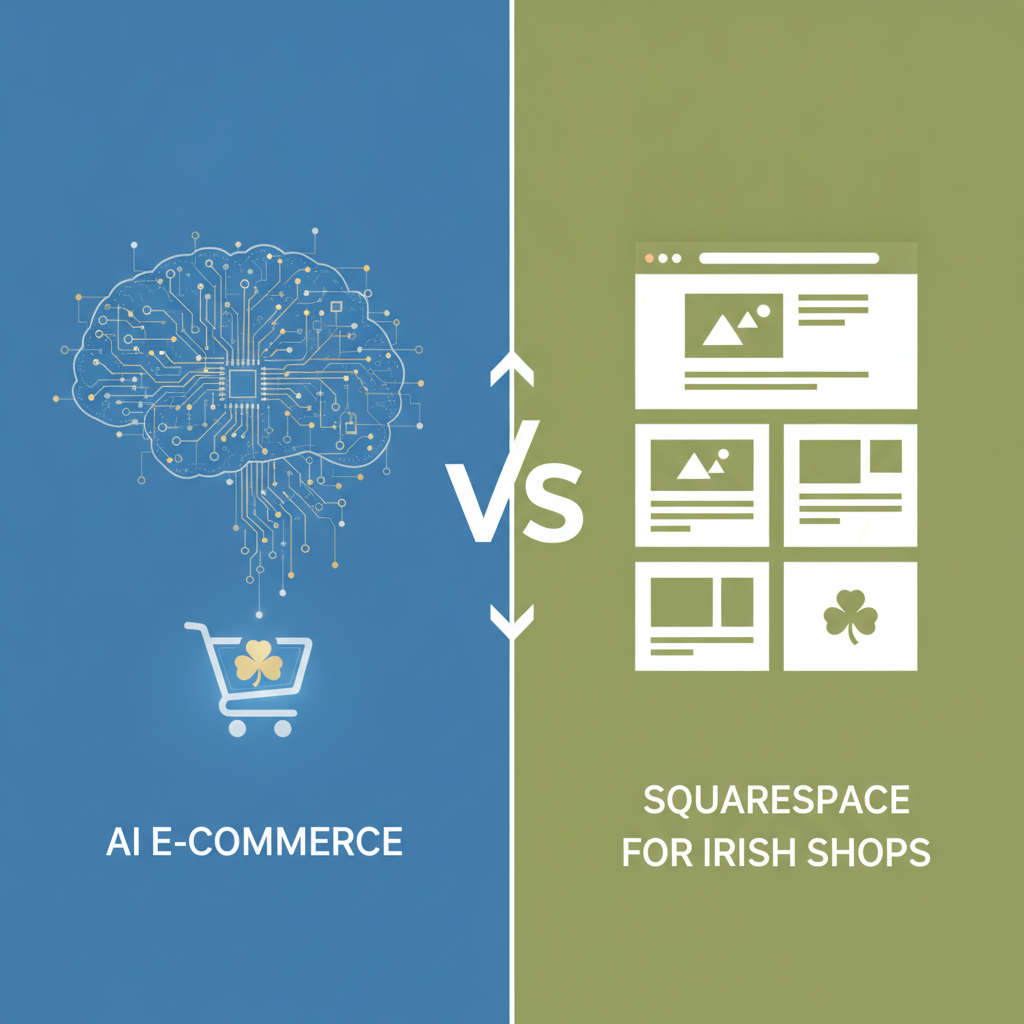 AI E-commerce vs. Squarespace for Irish Shops: A Deep Dive