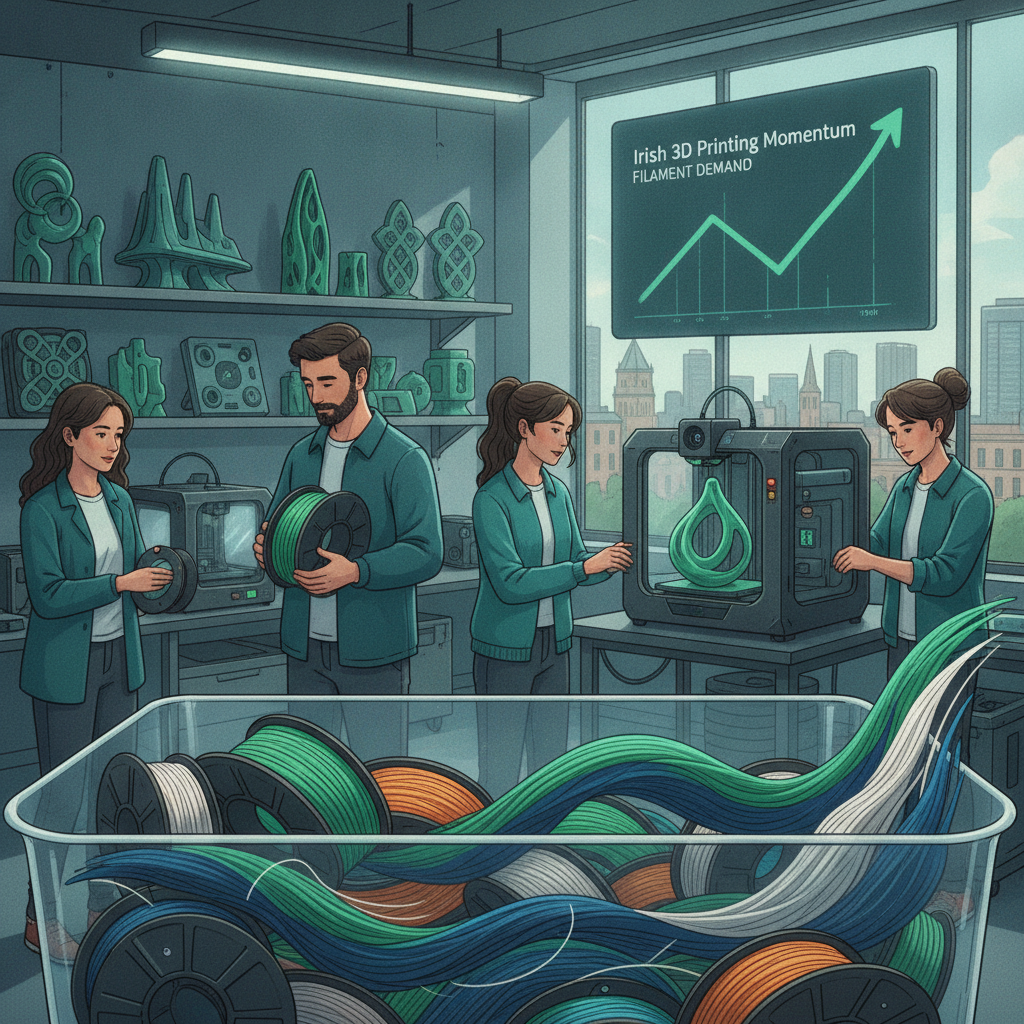 Irish 3D Printing Momentum Builds: New Demand for 3D Printer Filaments