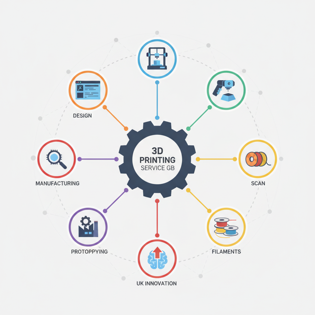 3D Printing Service GB: Design, Scan & Filaments for UK Innovation