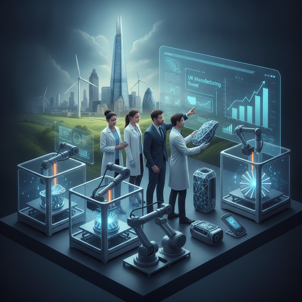 New 3D Printing Innovations Poised to Boost UK Manufacturing for SMEs