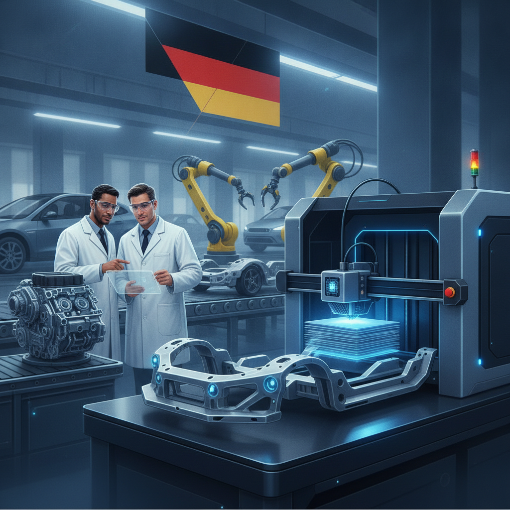 German Auto Industry Accelerates 3D Printing for Agility
