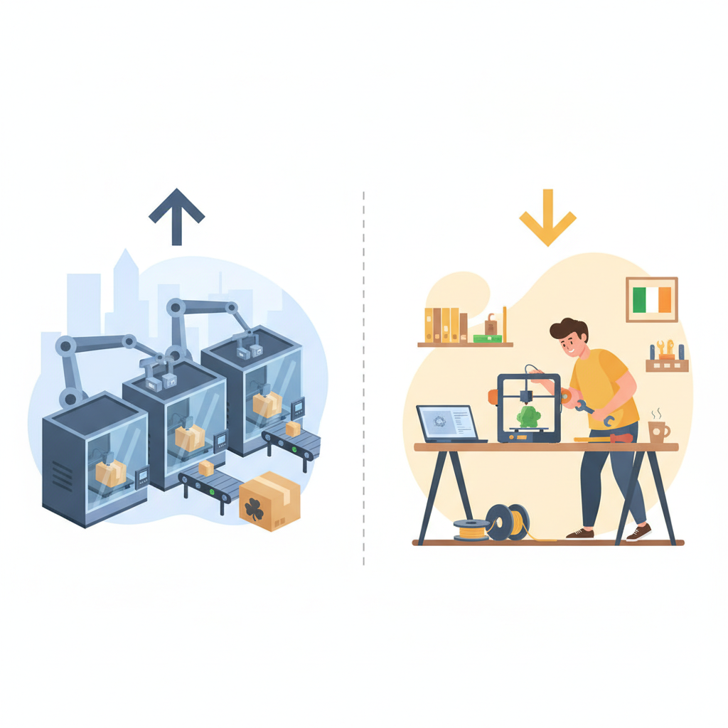3D Printing Service vs. Owning a Printer for Irish Startups