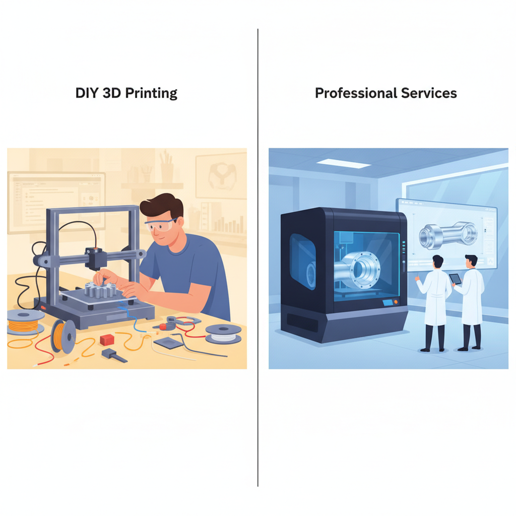 DIY 3D Printing vs. Professional Services for Businesses