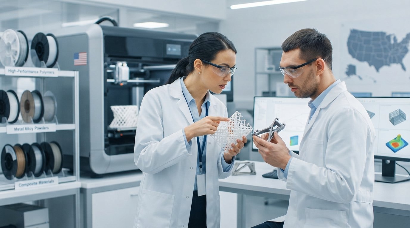 US Advances Drive 3D Printing Material Innovation