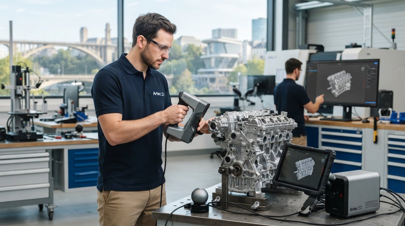 Luxembourg's Artec 3D Elevates Industrial 3D Scanning