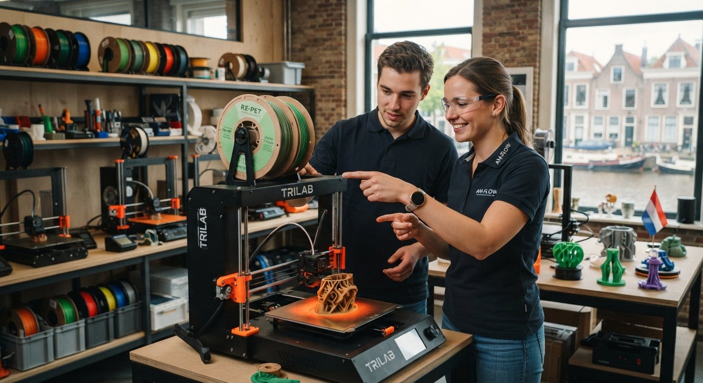 Dutch 3D Printing Embraces Sustainable Filament Future