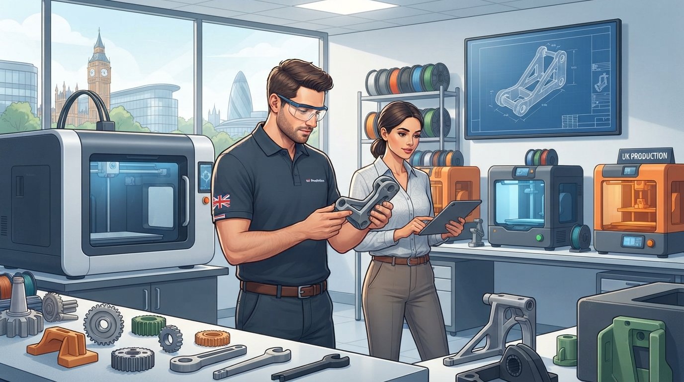 Custom 3D Printing UK: Beyond Prototypes for Business