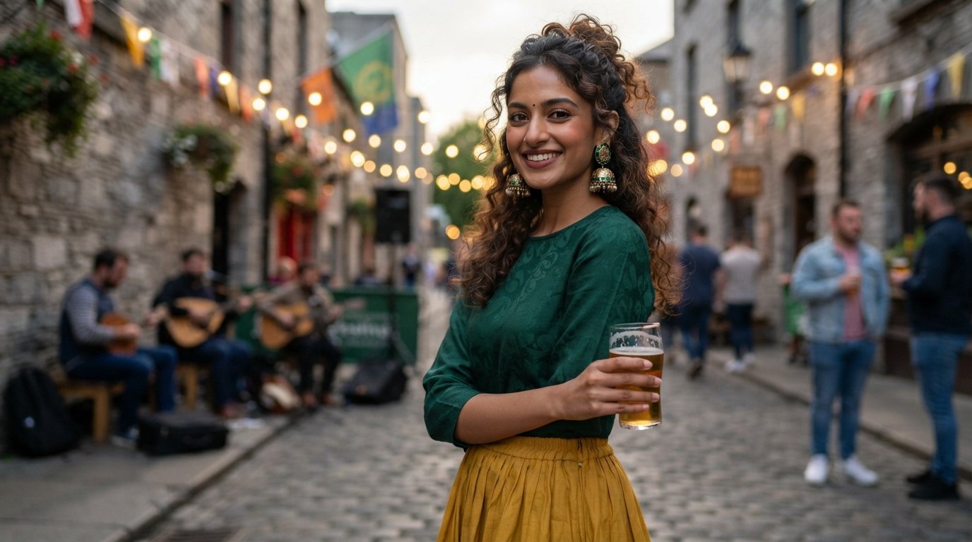 Styling Jhumkas: Elevate Your Look for Irish Festivals & Nights Out