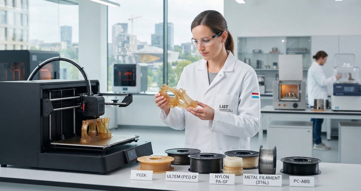 3D Printing Materials Beyond PLA & PETG for Luxembourg Projects
