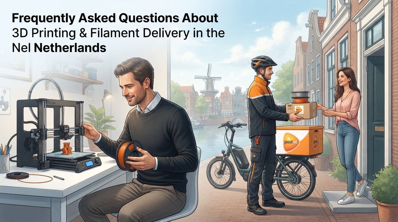 Frequently Asked Questions About 3D Printing & Filament Delivery in the Netherlands