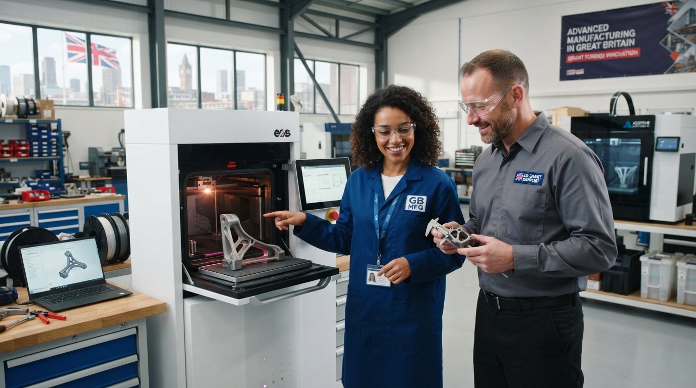 UK Grants Boost 3D Printing Adoption for GB Manufacturers
