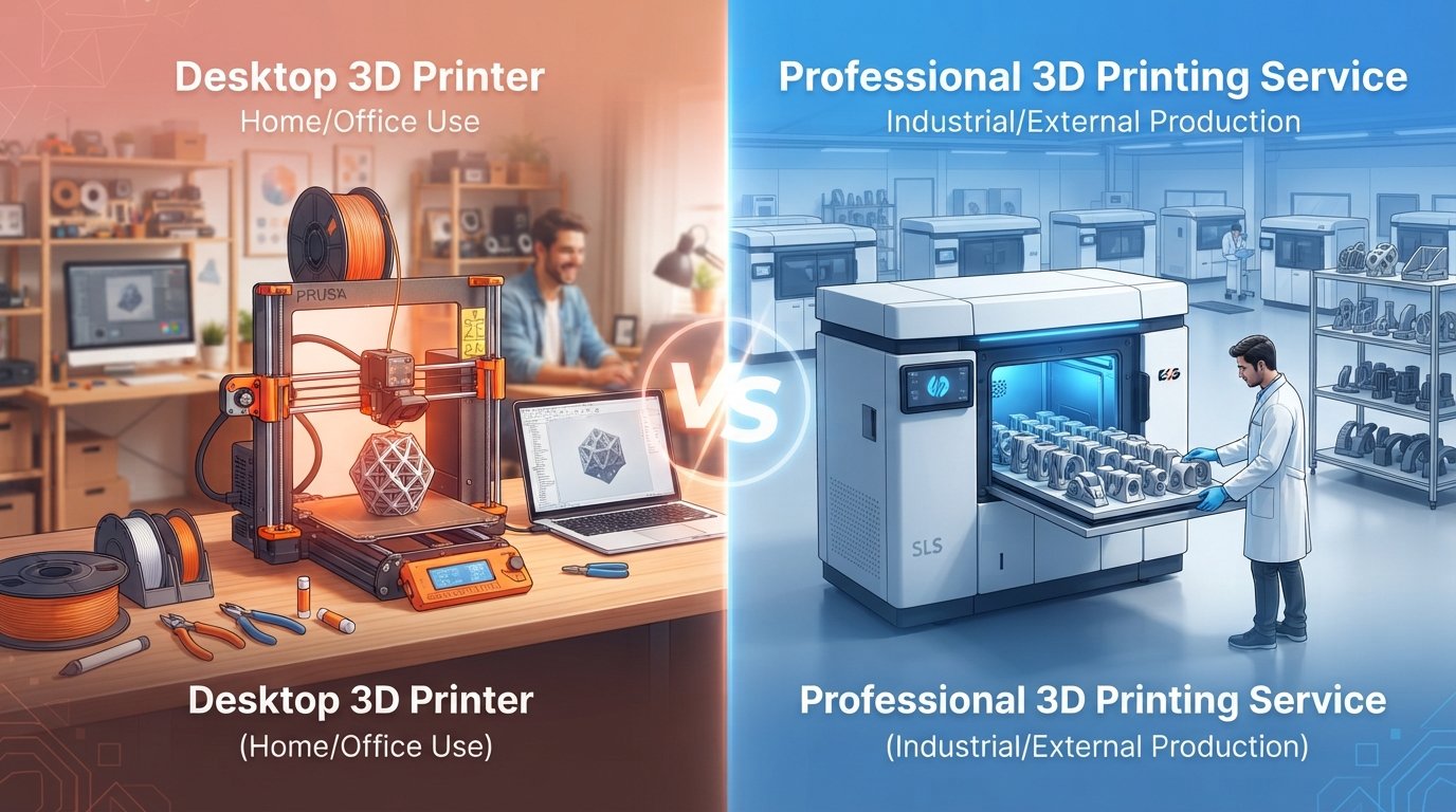 Desktop 3D Printer vs. Service: What's Best for You?
