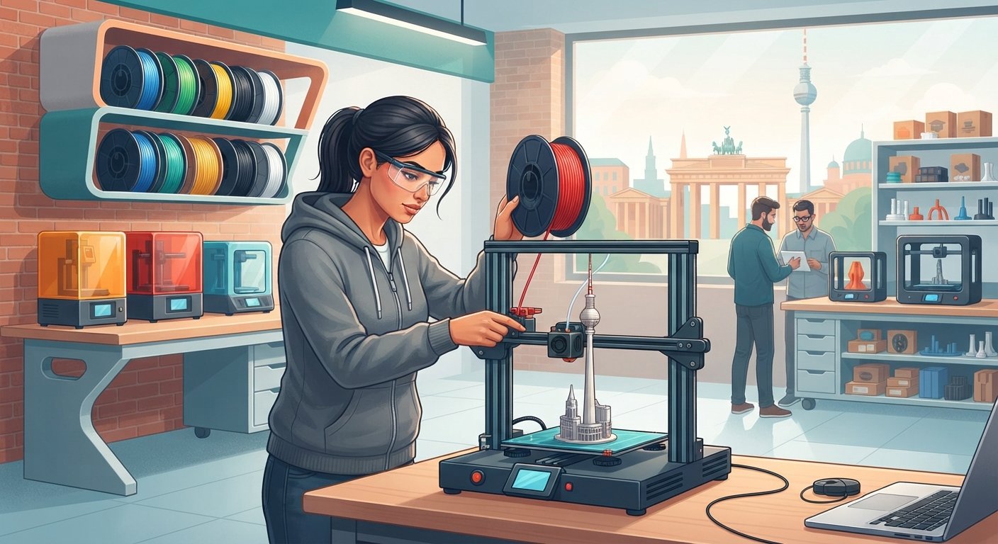 Berlin's Dynamic 3D Printing Scene Drives Demand for Quality 3D Printer Filaments
