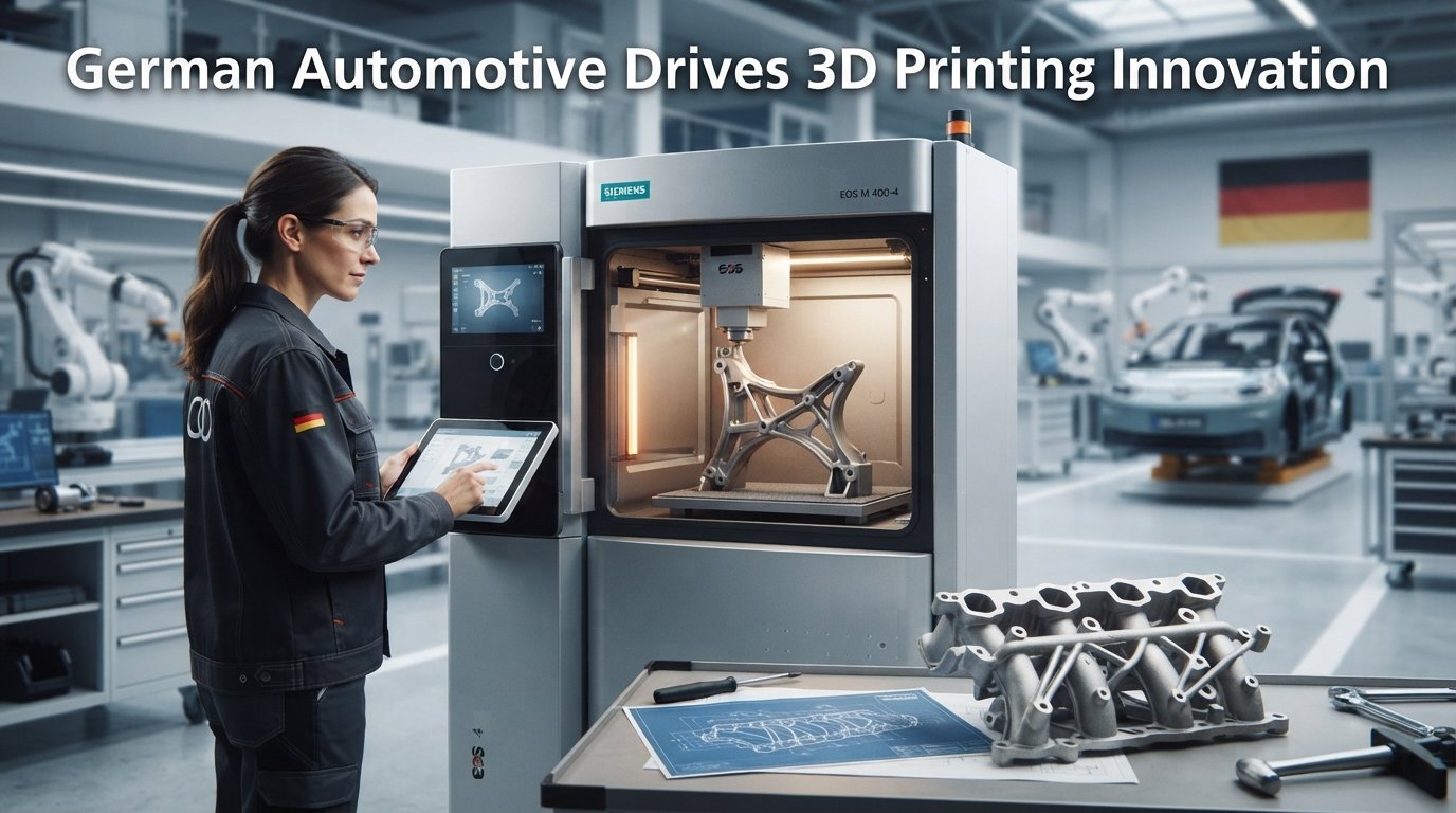 German Automotive Drives 3D Printing Innovation