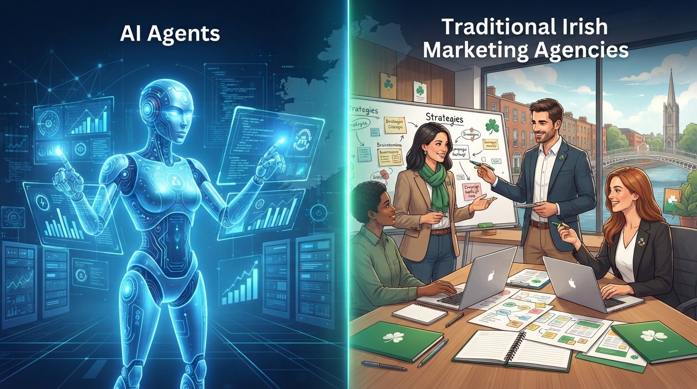 AI Agents vs. Traditional Irish Marketing Agencies