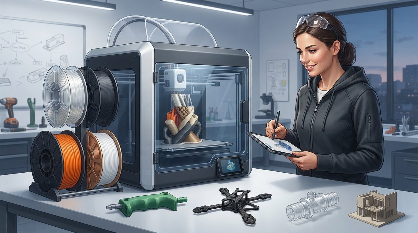3D Printing Trends Boost Personalisation & Prototype Design, New Filaments Emerge