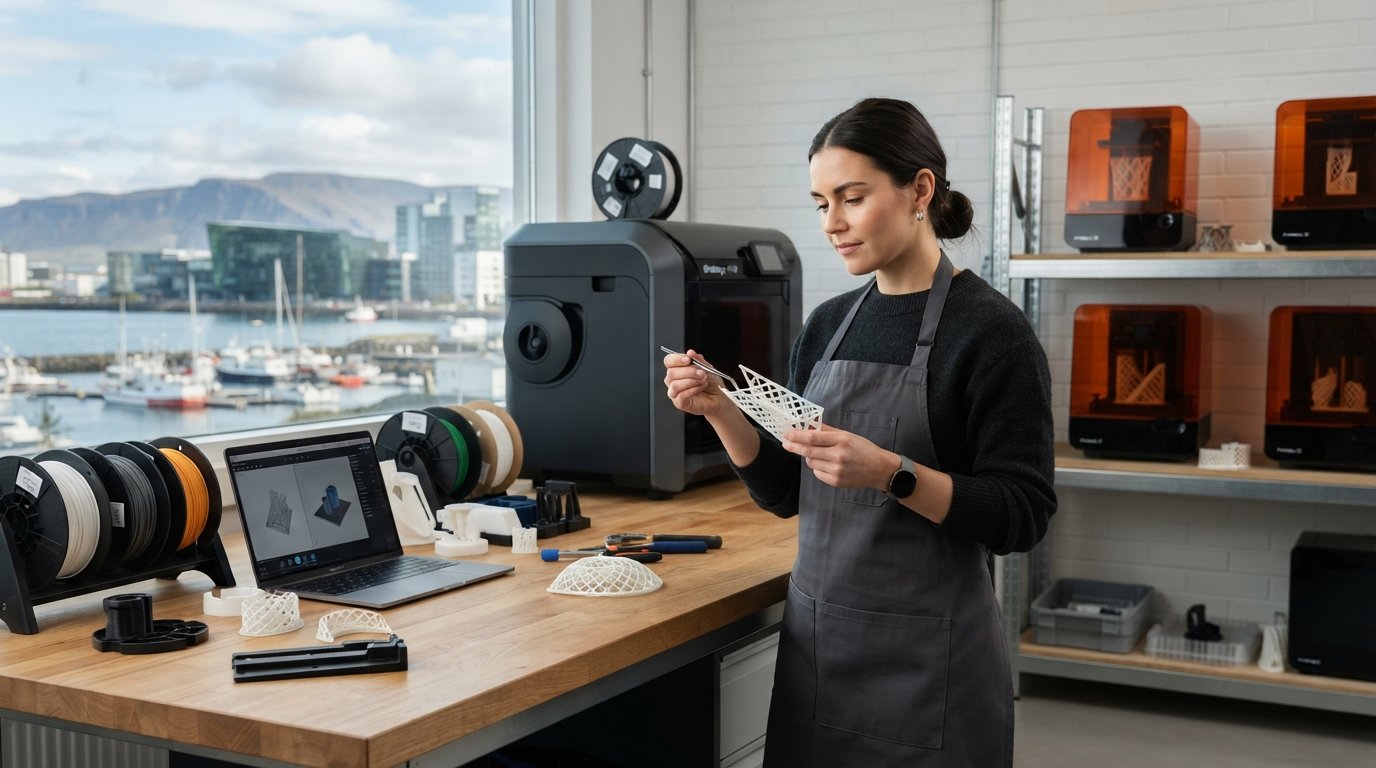 Reykjavik 3D Printing Scene Quiet Amidst Global Growth