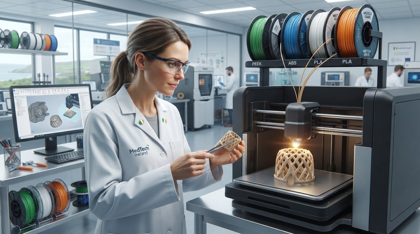 Irish MedTech Sector Fuels Demand for 3D Printer Filaments and Custom Design