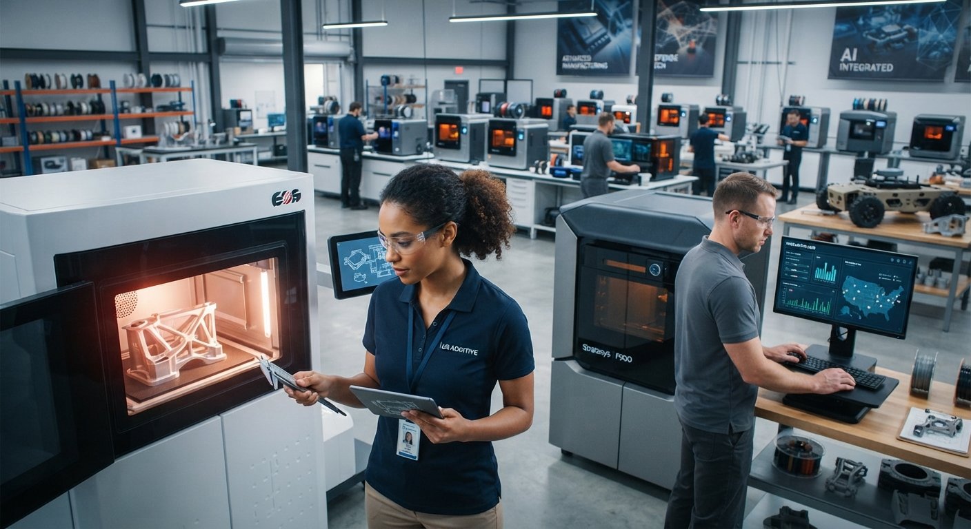 US 3D Printing Surges with New Farms, AI, and Defense Tech