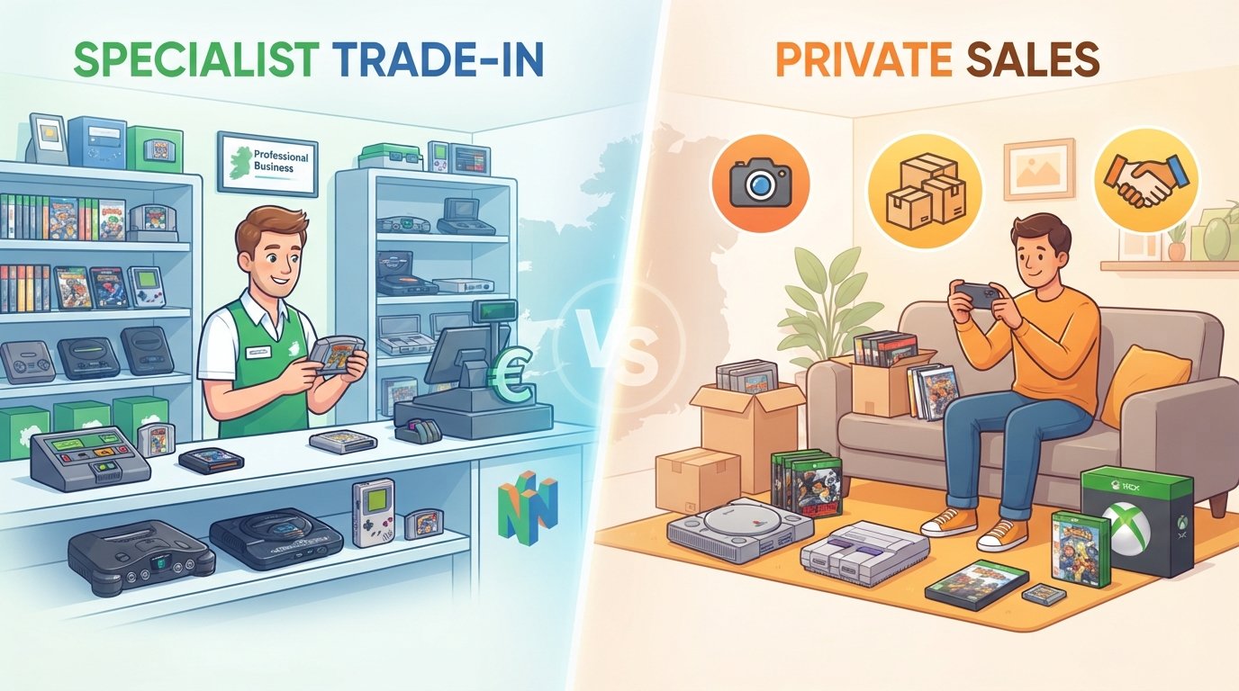 Trade In Retro Games Ireland: Specialist vs. Private Sales