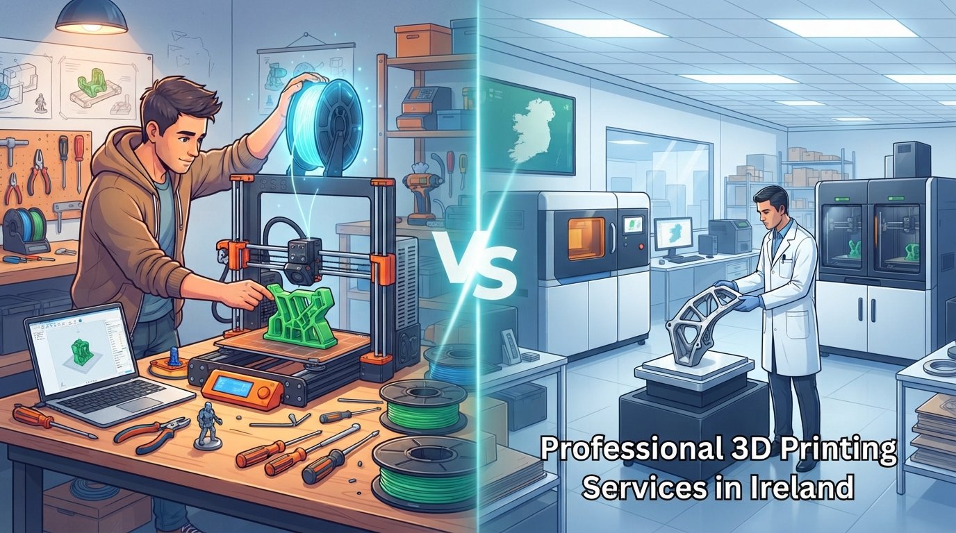 DIY 3D Printer vs. Professional 3D Printing Services in Ireland