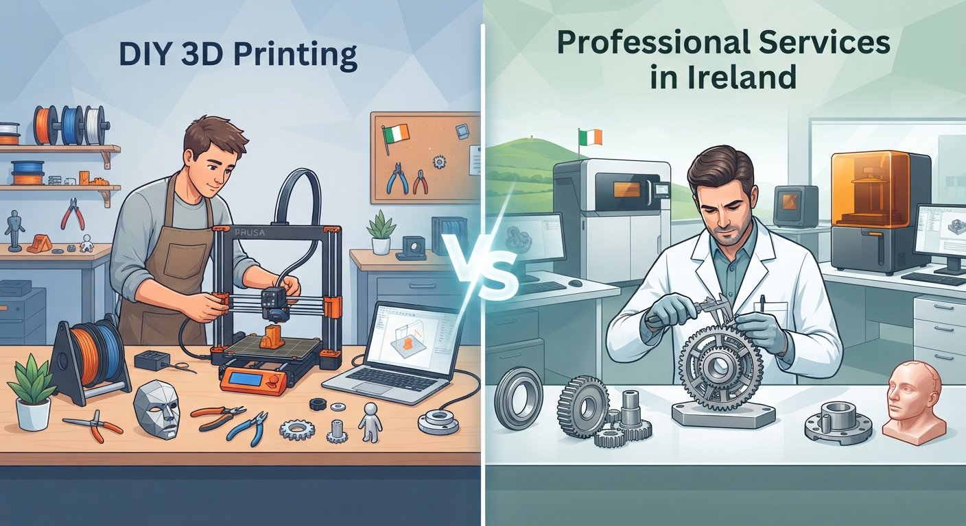 DIY 3D Printing vs. Professional Services in Ireland