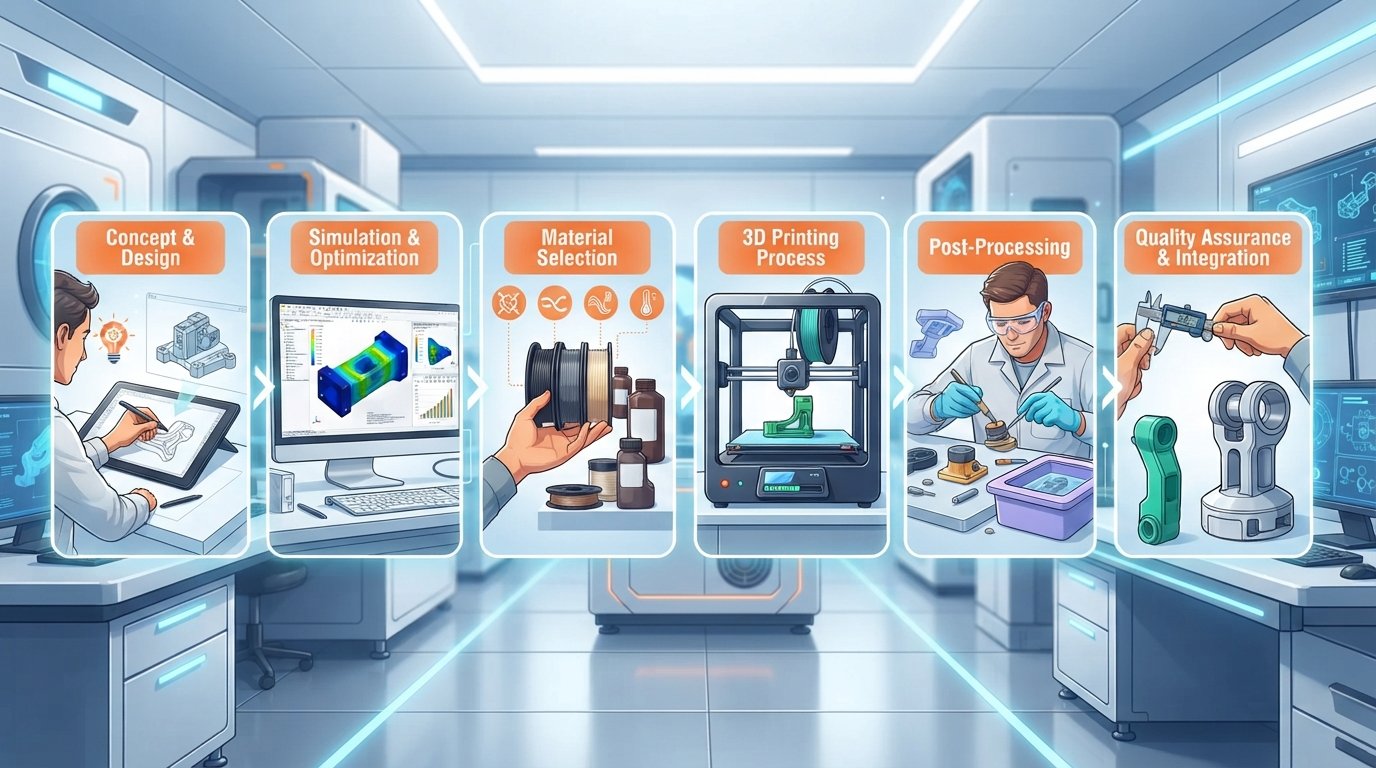 Custom 3D-gedruckte Teile in Ihre Produktentwicklung integrieren