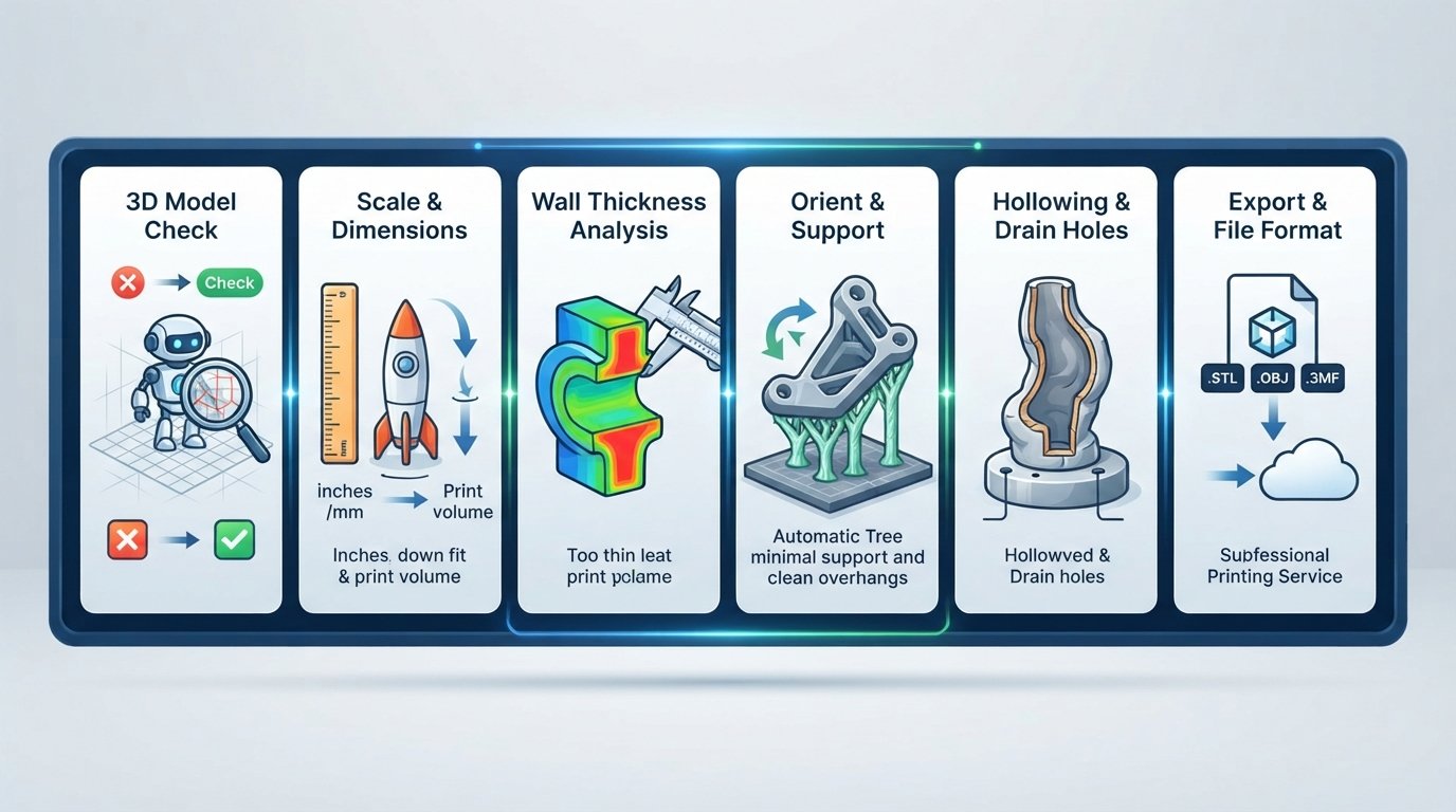How to Prepare Your 3D Model File for Professional Printing in the UK
