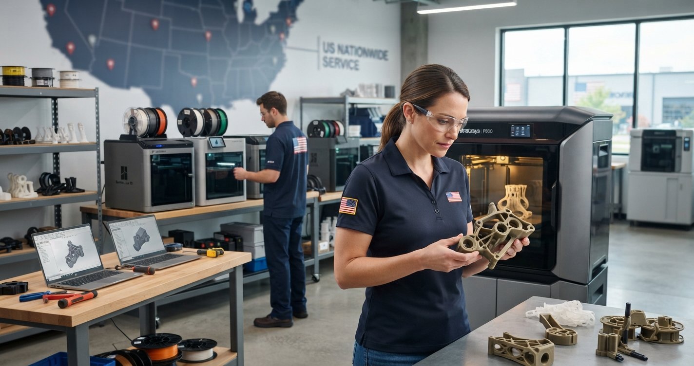 Custom 3D Printing & Design Services for US Customers