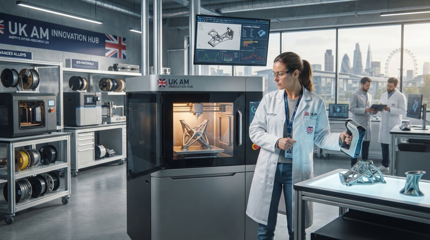 UK Innovation Propels 3D Printing, Scanning & Materials