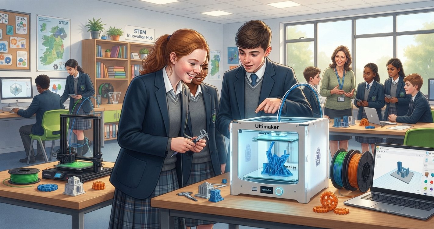 Irish Schools Embrace Digital Future, Paving Way for 3D Printing Innovation