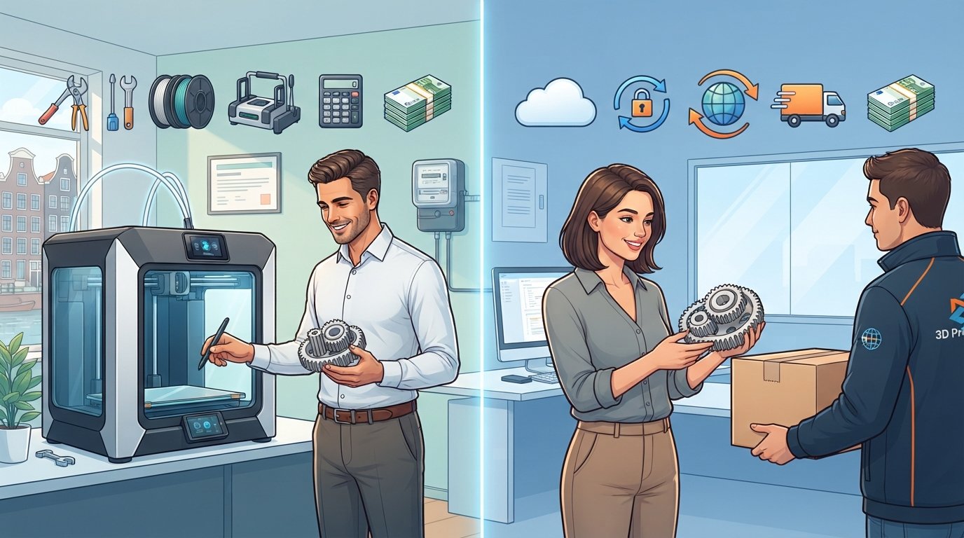 3D Printer Kopen vs. Service: Wat is Voordeliger voor Bedrijven in Nederland?