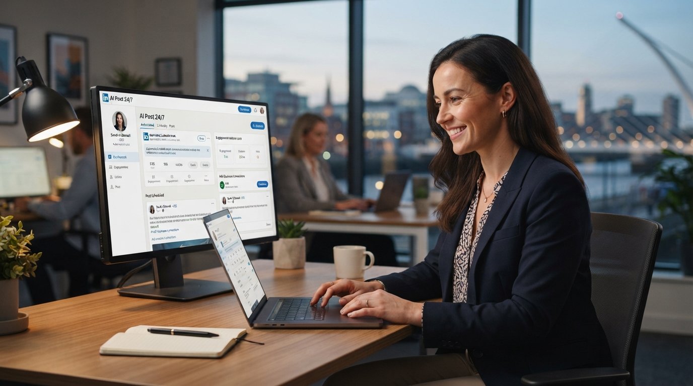 Reclaim Your Workday: How AI Post 24/7 Automates LinkedIn Engagement for Irish Leaders