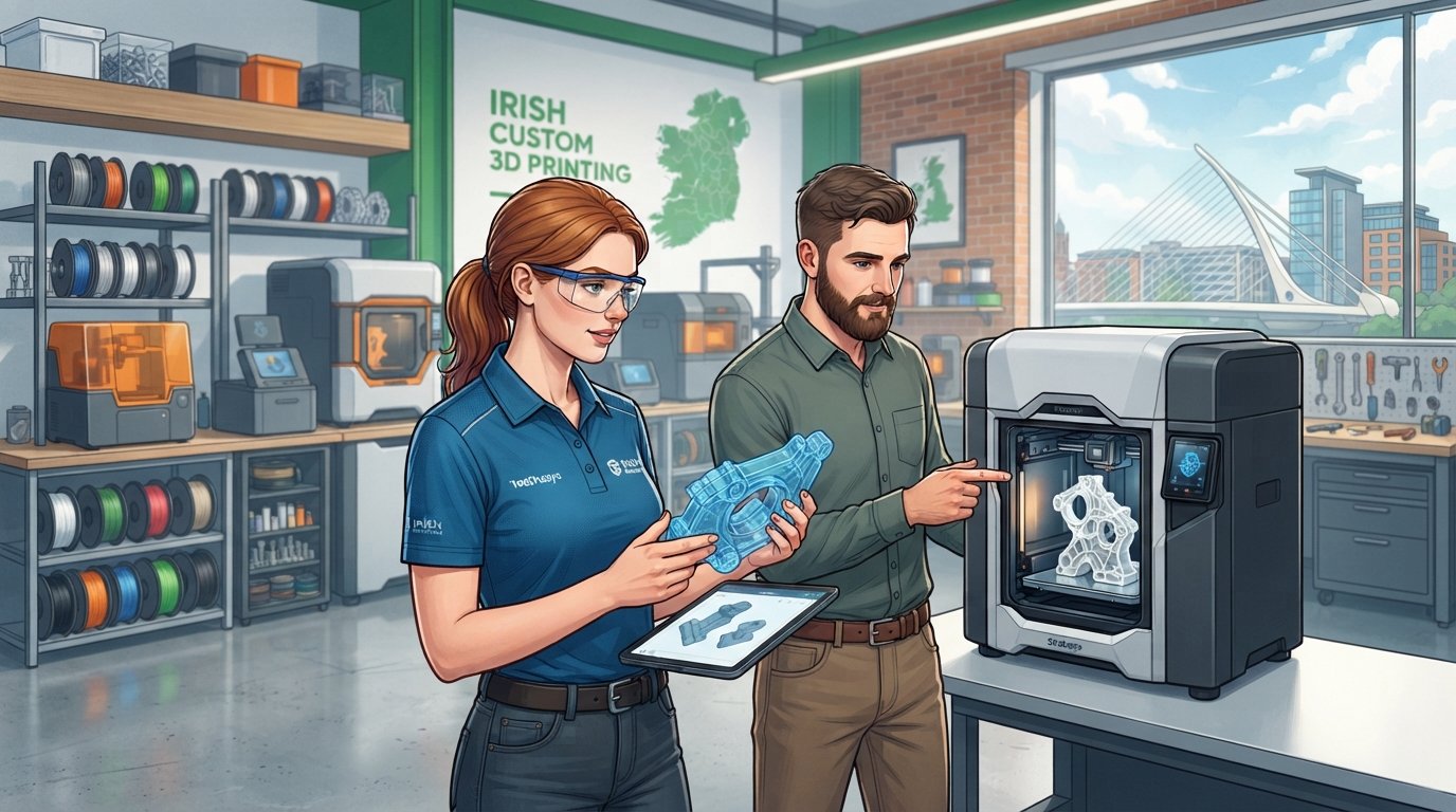 Custom 3D Printing: Files, Materials & Services in Ireland